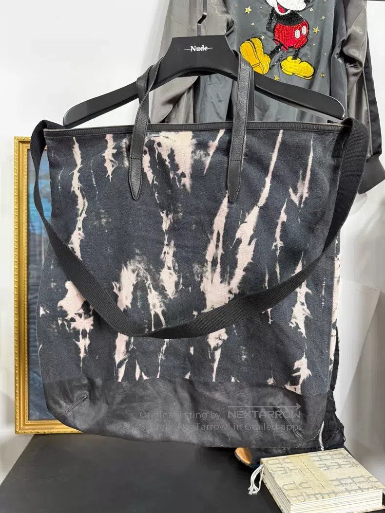 Dries Van Noten DRIES VAN NOTEN Large Capacity Patchwork Wax-dyed Tote and Size ONE SIZE - 1 Thumbnail