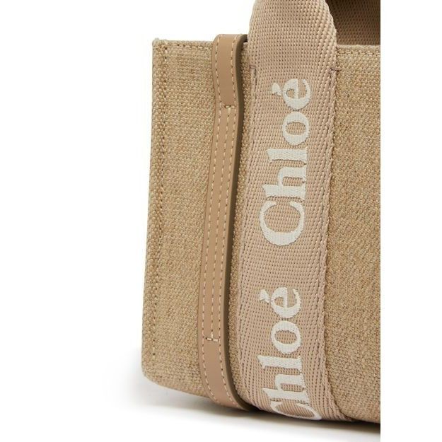 Chloe Chloe Mini Boyish Brown Linen Tote Bag New & Authentic Size ONE SIZE - 5 Thumbnail