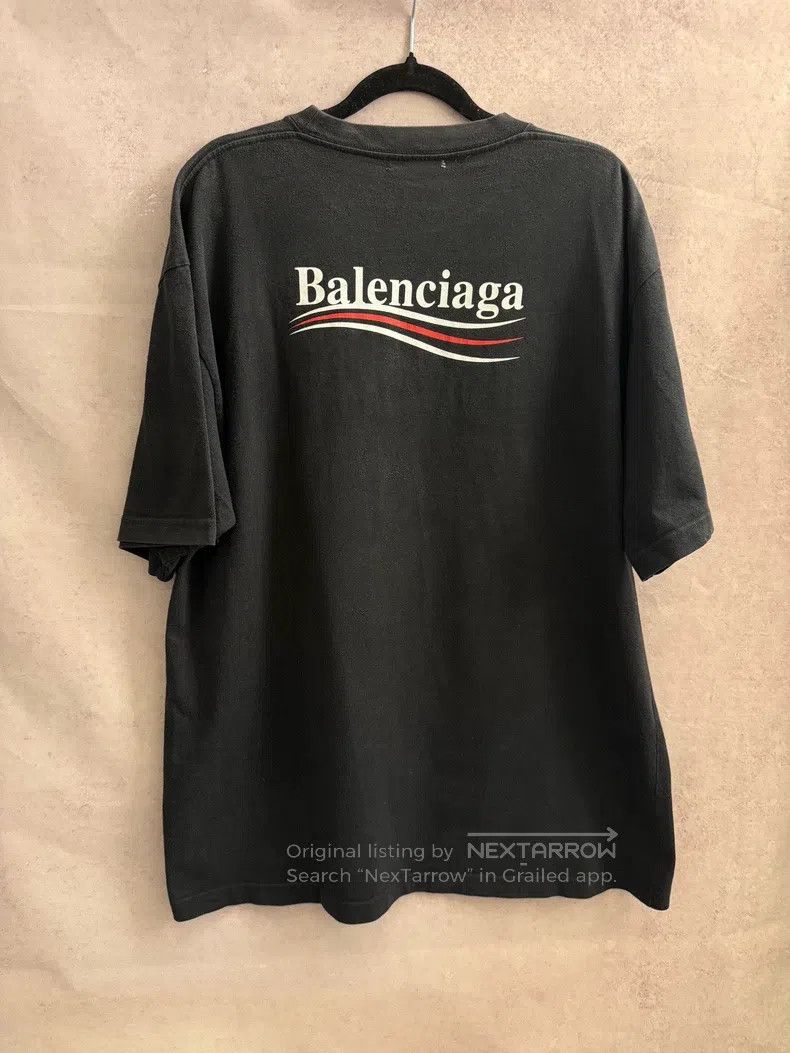 Balenciaga Balenciaga Black Coke Printed Loose Short Sleeve T-shirt Size US M / EU 48-50 / 2 - 6 Thumbnail