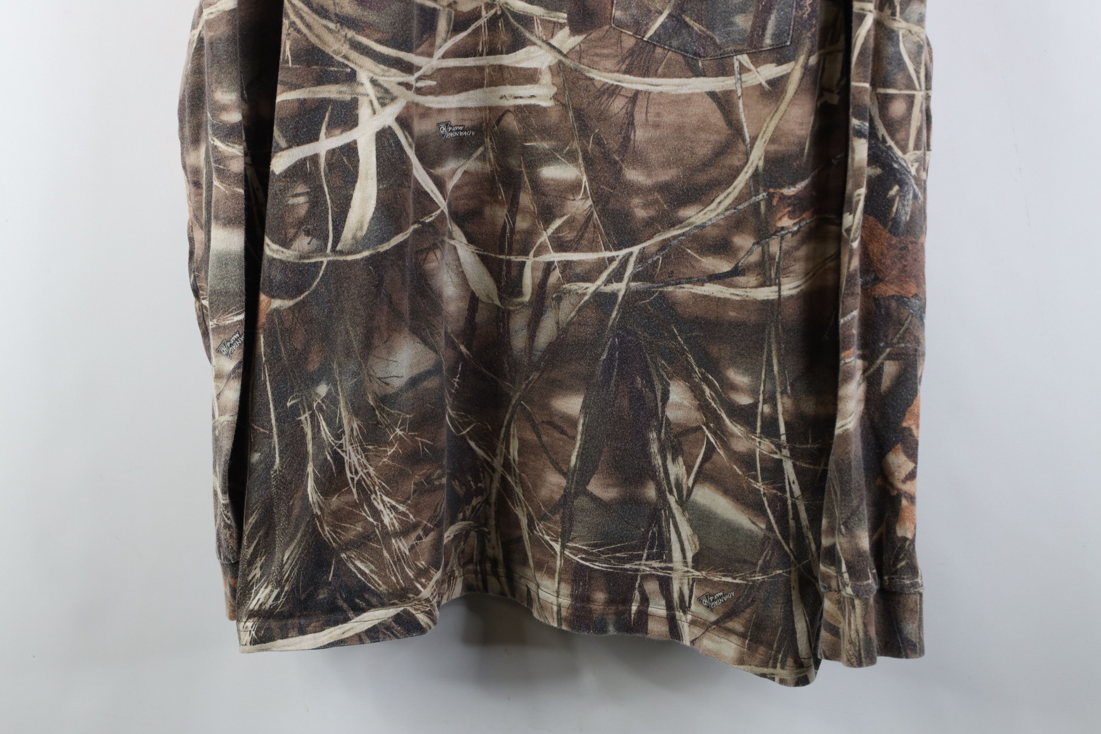 Vintage Vintage Y2K Streetwear Camouflage Long Sleeve Henley T-Shirt Size US XL / EU 56 / 4 - 3 Thumbnail