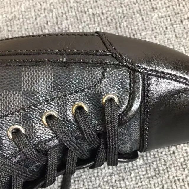 Louis Vuitton Louis Vuitton Black High-Top Fashion Sneakers -2508 Size US 8 / EU 41 - 2 Thumbnail