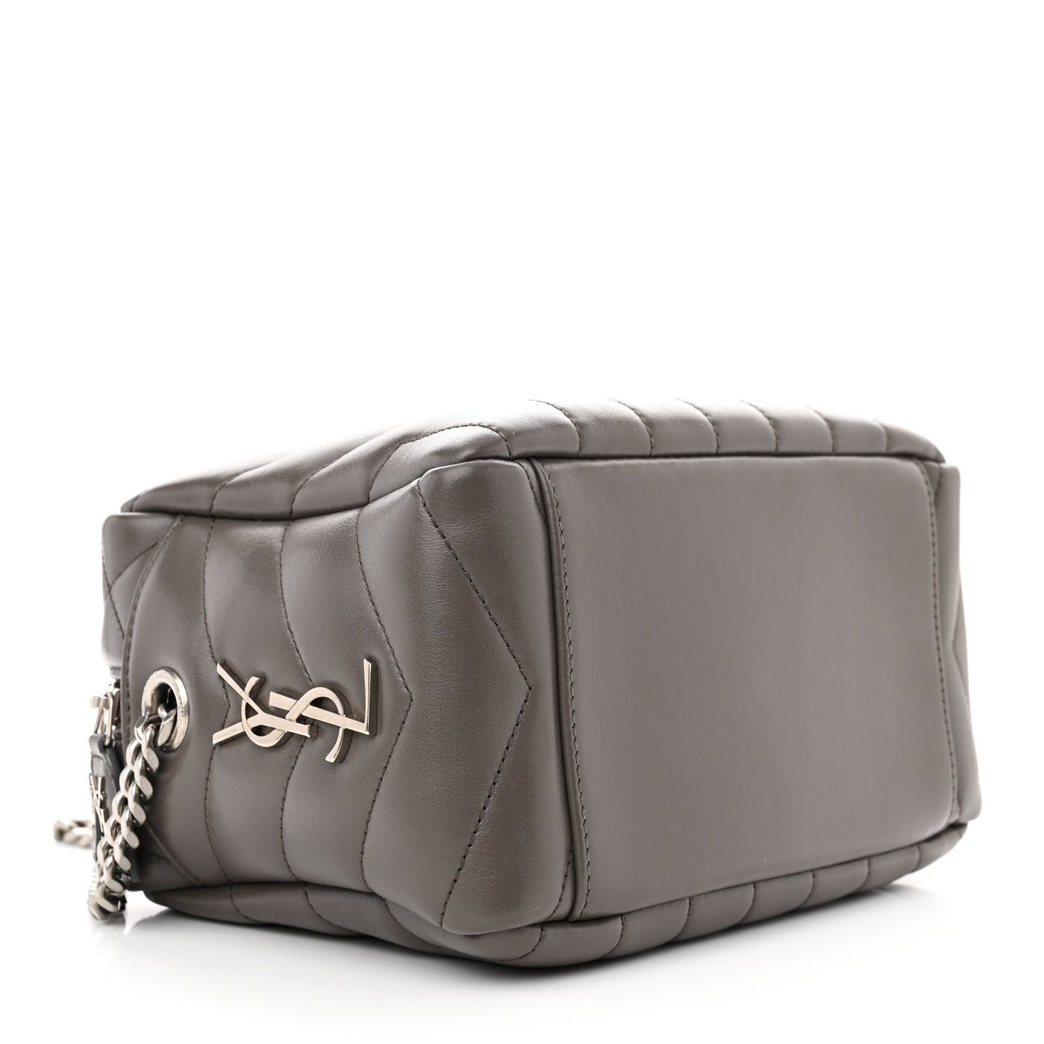 Saint Laurent Paris Saint Laurent Y Quilted Monogram Small Loulou Bowling Bag Size ONE SIZE - 5 Thumbnail