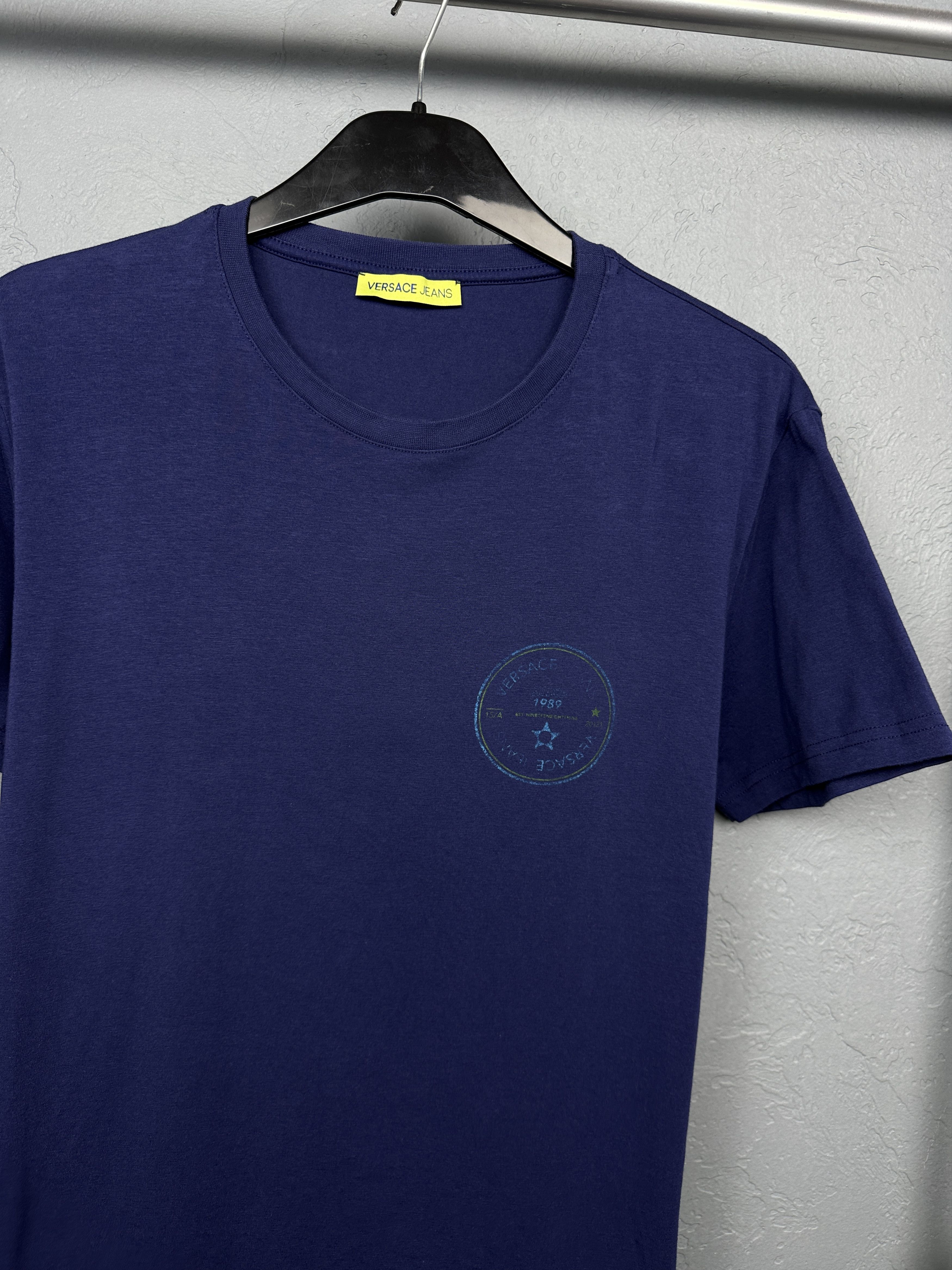 Versace Versace Jeans Mens Crew Neck T-Shirt Size US M / EU 48-50 / 2 - 2 Thumbnail