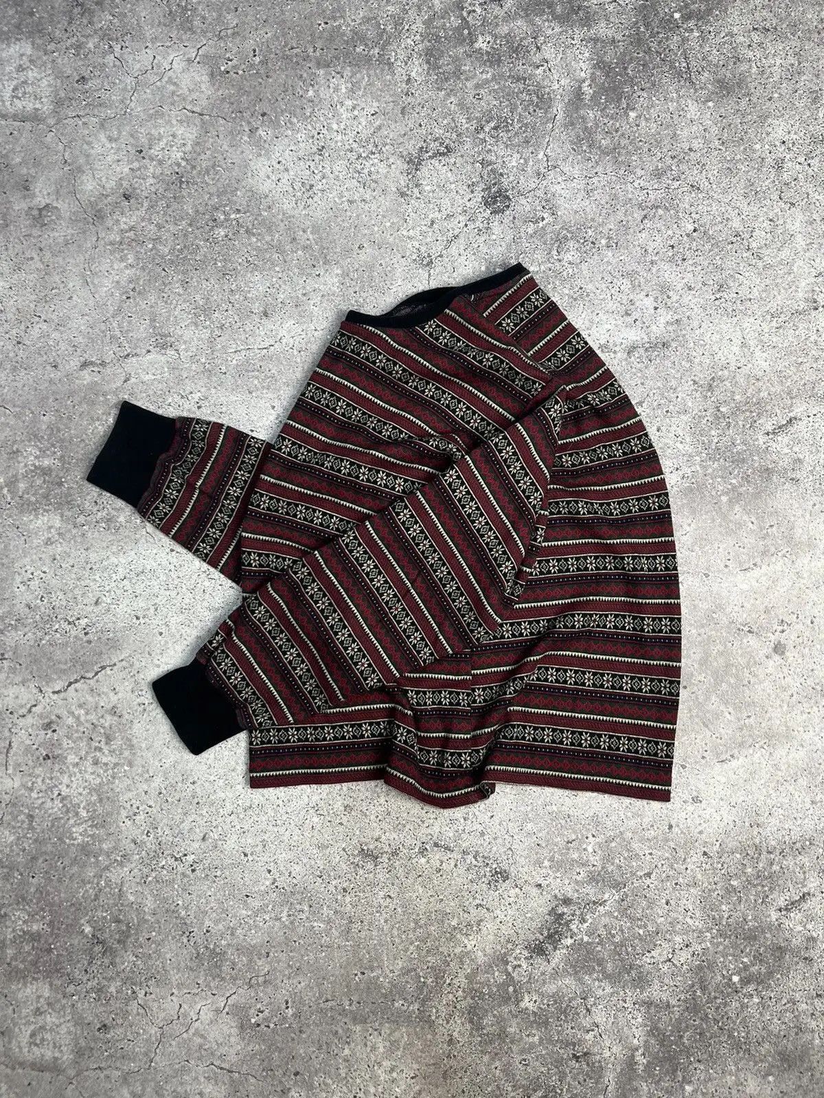 Polo Ralph Lauren × RRL Ralph Lauren × Vintage Vintage Y2K Polo Ralph Lauren Wool Sweater nova check Size US M / EU 48-50 / 2 - 9 Thumbnail