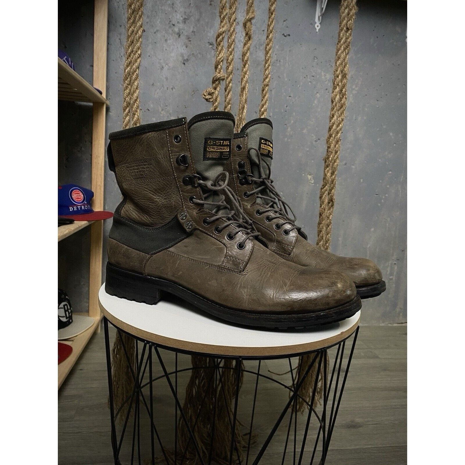 G. Star Raw boots Boots leather avantgarde hype Army Combat
