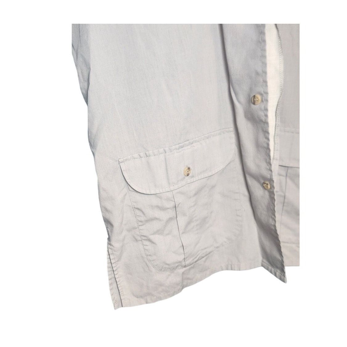 Blair Blair Vintage Mens Safari Style Sport Shirt Gray size Large Size US L / EU 52-54 / 3 - 4 Thumbnail