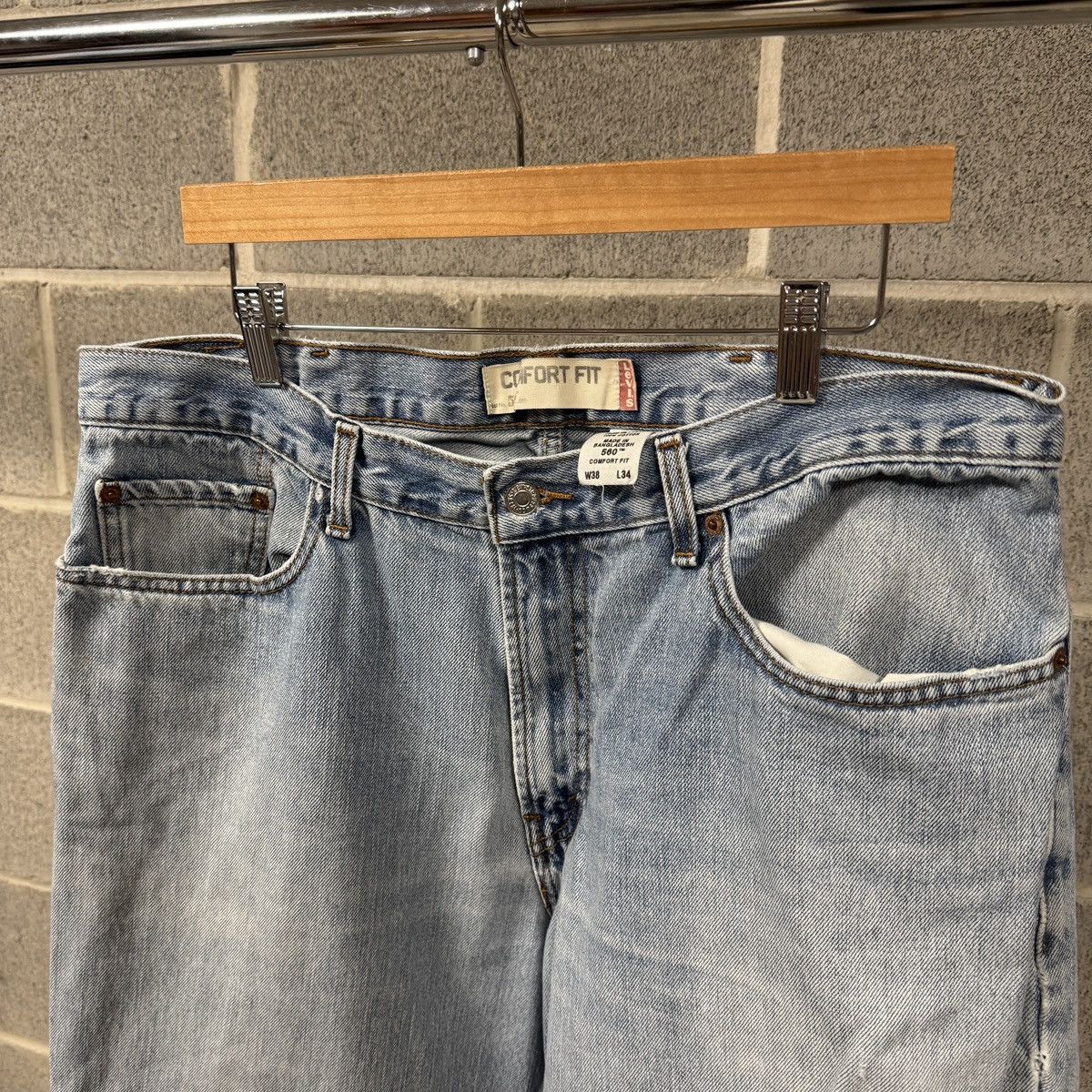 Levi's Levi's 560 Baggy Thrashed Faded Jeans ERD Grunge Chrome Size US 38 / EU 54 - 4 Thumbnail