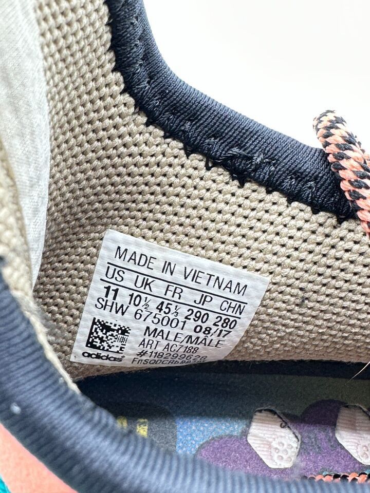 Adidas × Pharrell Human Race NMD Trail Sun Glow CLOUDS MOON Size US 11 / EU 44 - 7 Thumbnail