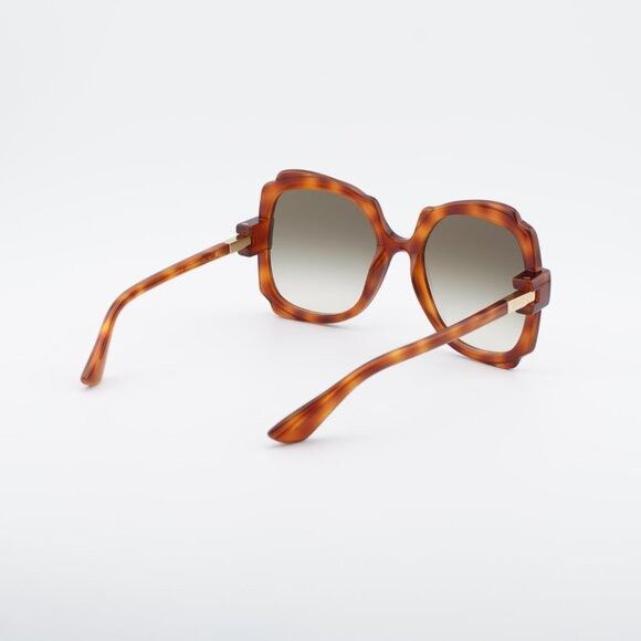 Gucci Gucci GG1431S 002 Sunglasses Havana Square Frame, Brown Size ONE SIZE - 9 Thumbnail