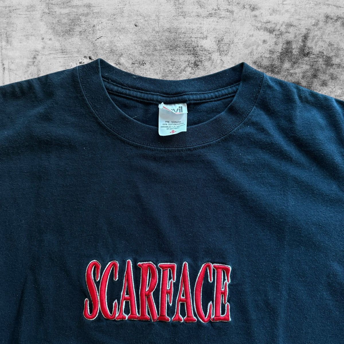 Vintage vintage 90s black movie scarface promo Small Size US S / EU 44-46 / 1 - 2 Thumbnail