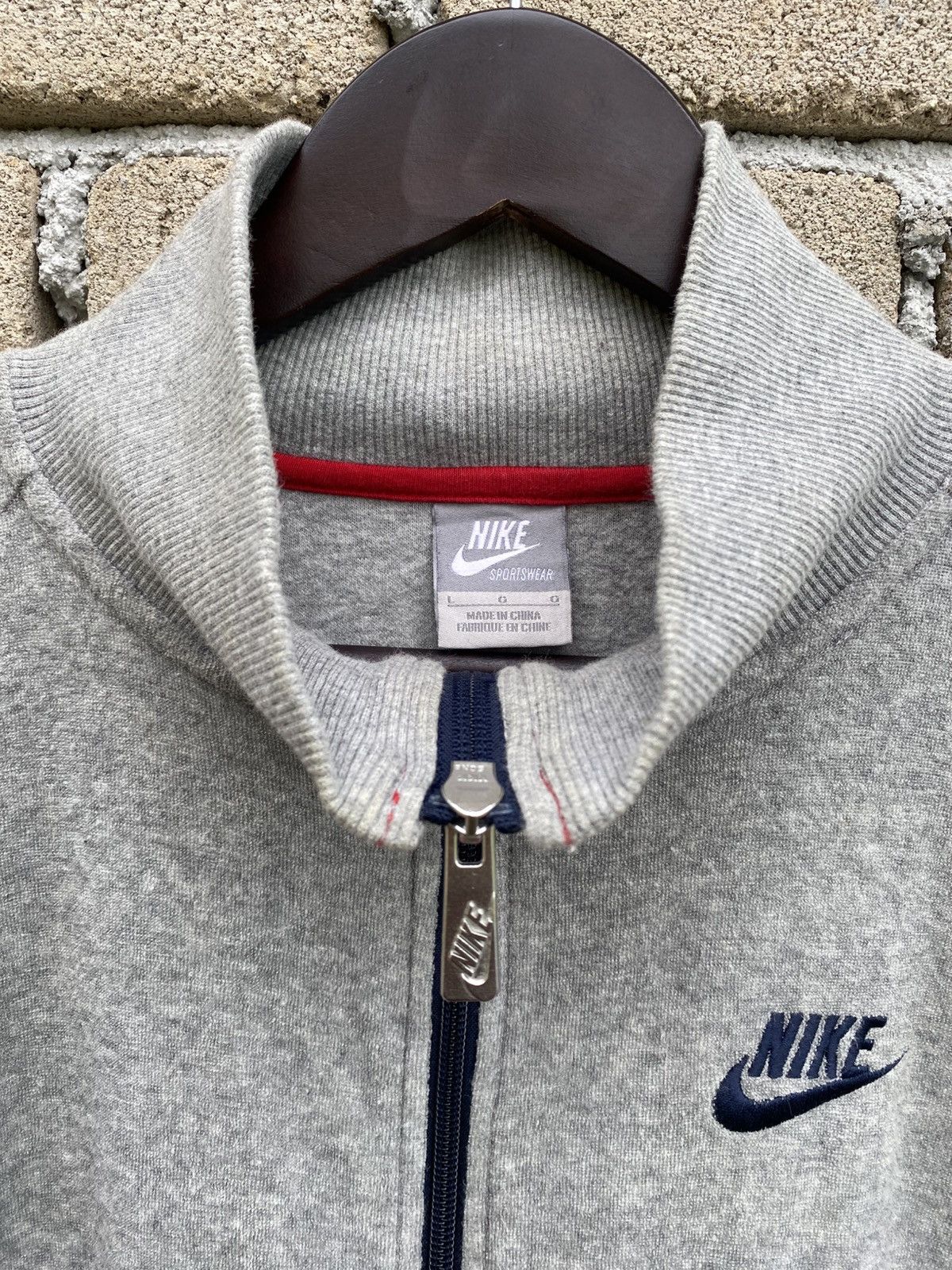 Nike Nike Swoosh Zipper Sweatshirt Size US L / EU 52-54 / 3 - 5 Thumbnail