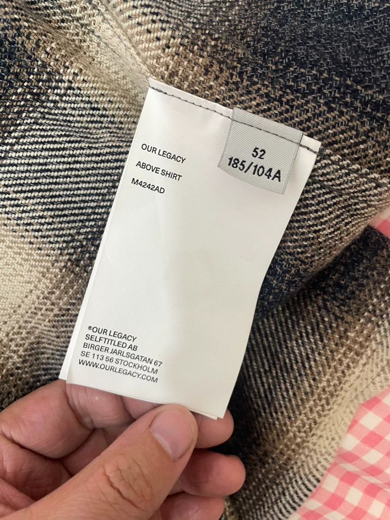 Our Legacy our legacy size 52 Flannel shirt 2502-Nextarrow Size US L / EU 52-54 / 3 - 6 Thumbnail