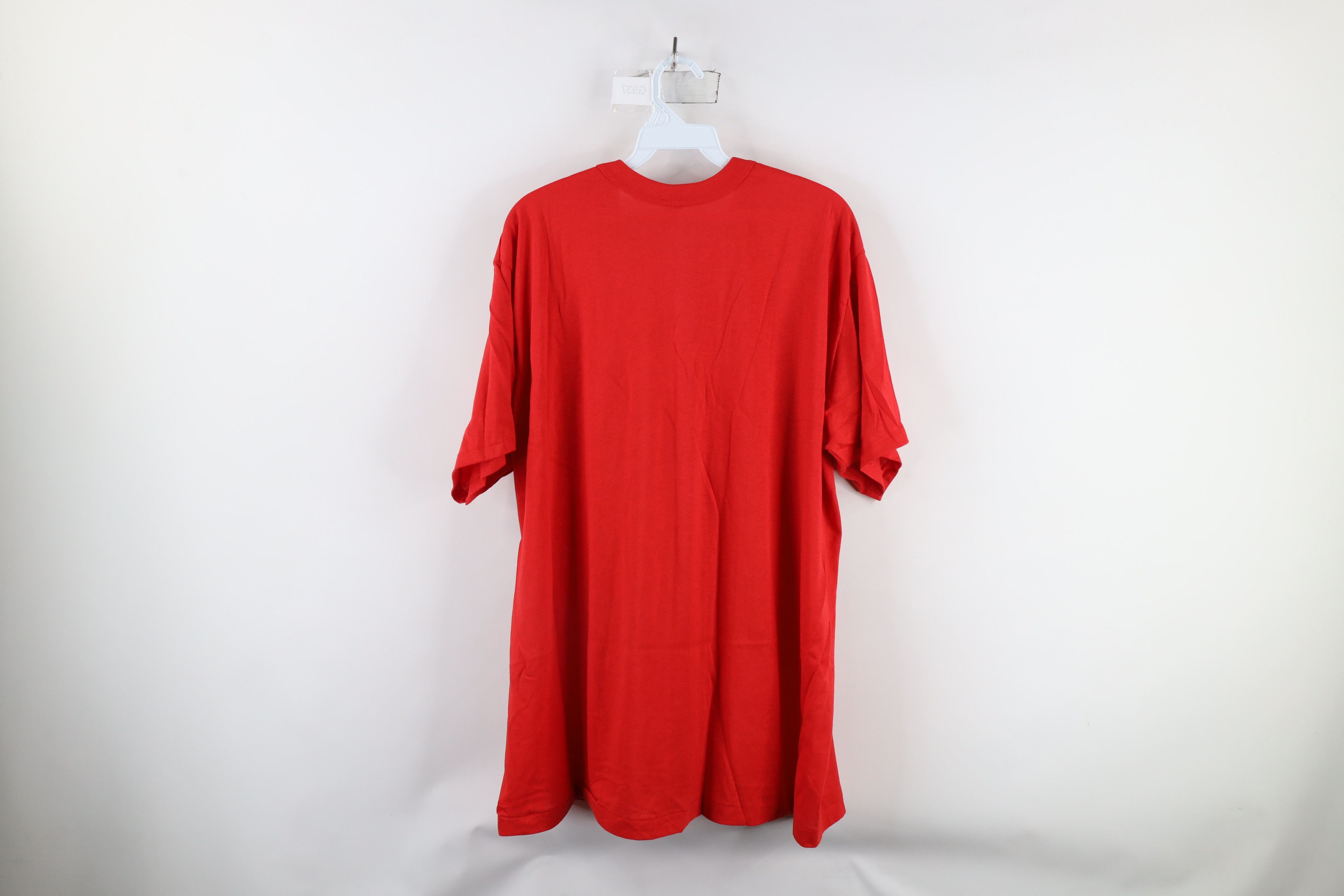 Vintage Deadstock Vintage 70s 20 Teamsters Union T-Shirt Red USA Size US XXL / EU 58 / 5 - 7 Thumbnail