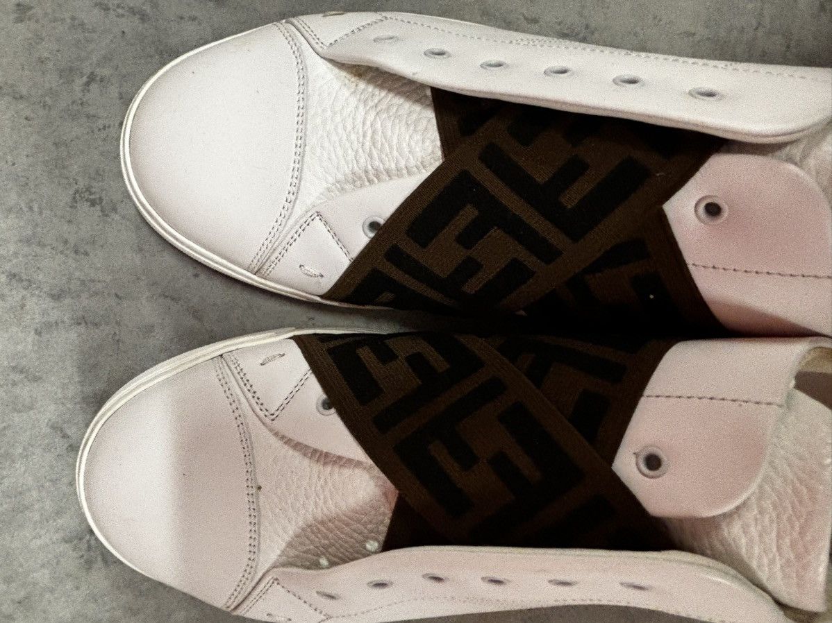 Fendi Low fendi white sneakers Size US 7 / EU 40 - 5 Thumbnail