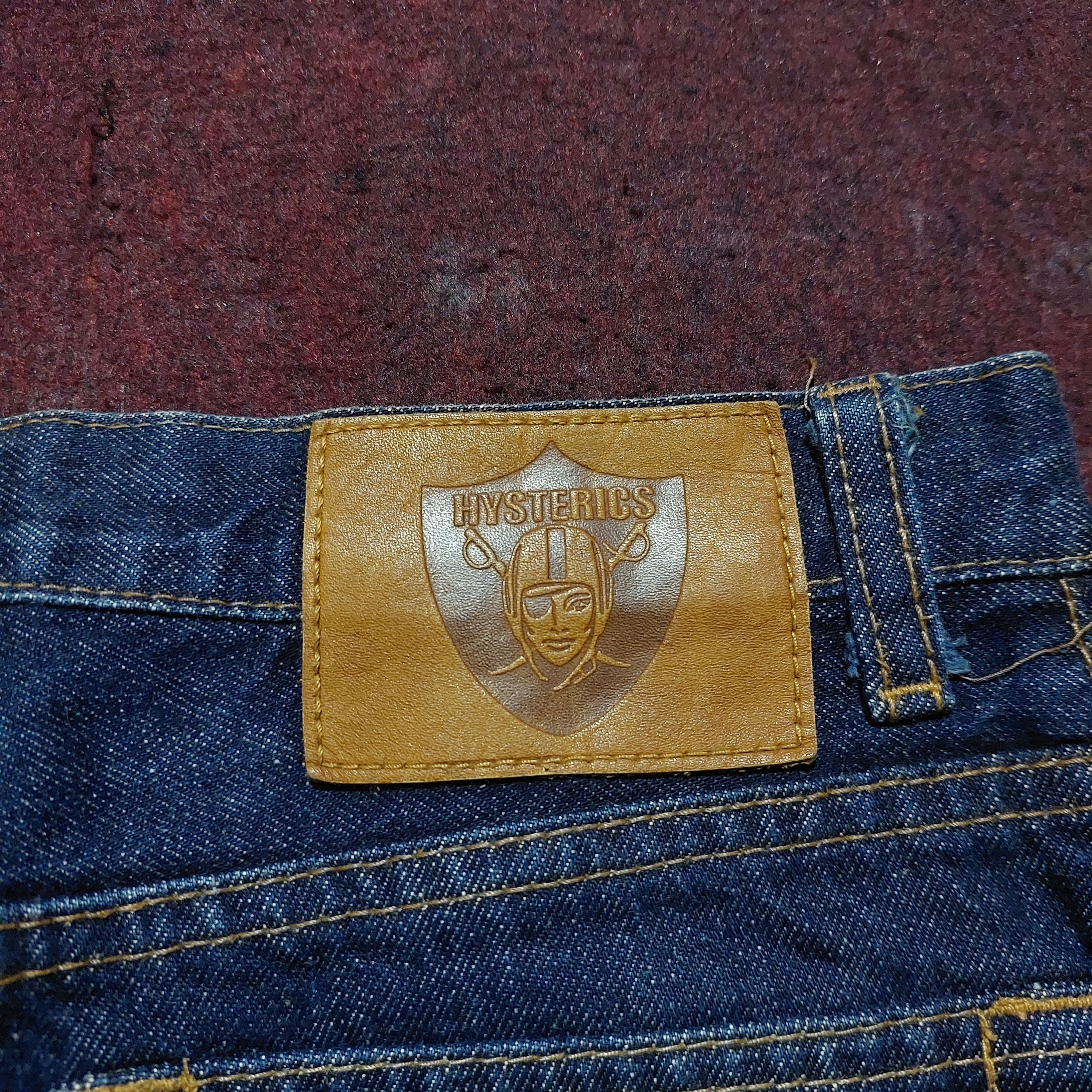 Hysteric Glamour Hysteric Glamour Oaklan Riders indigo blue Denim Size US 27 - 7 Thumbnail