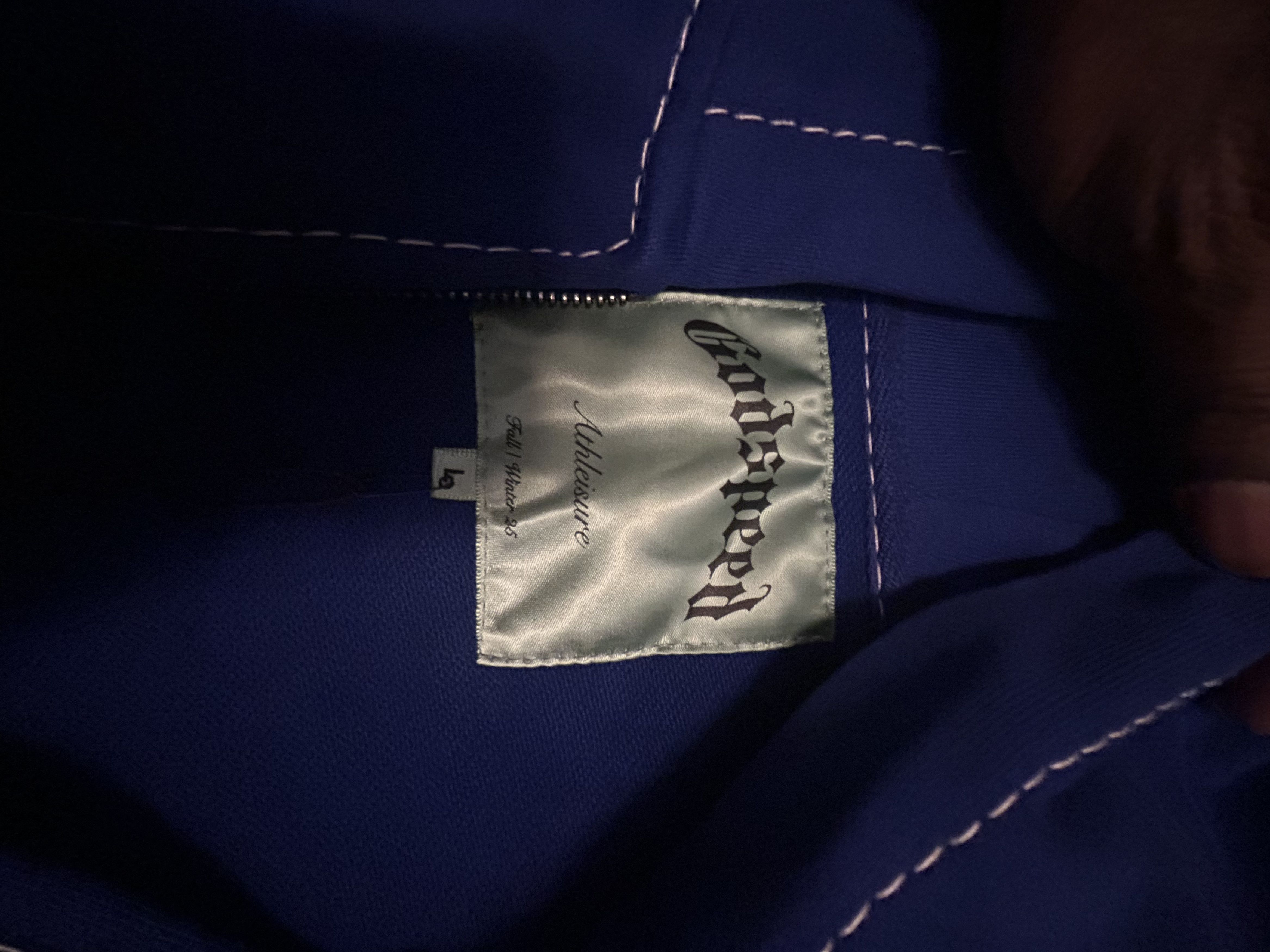 Godspeed GODSPEED BLUE ZIP UP HOODIE Size US L / EU 52-54 / 3 - 7 Thumbnail