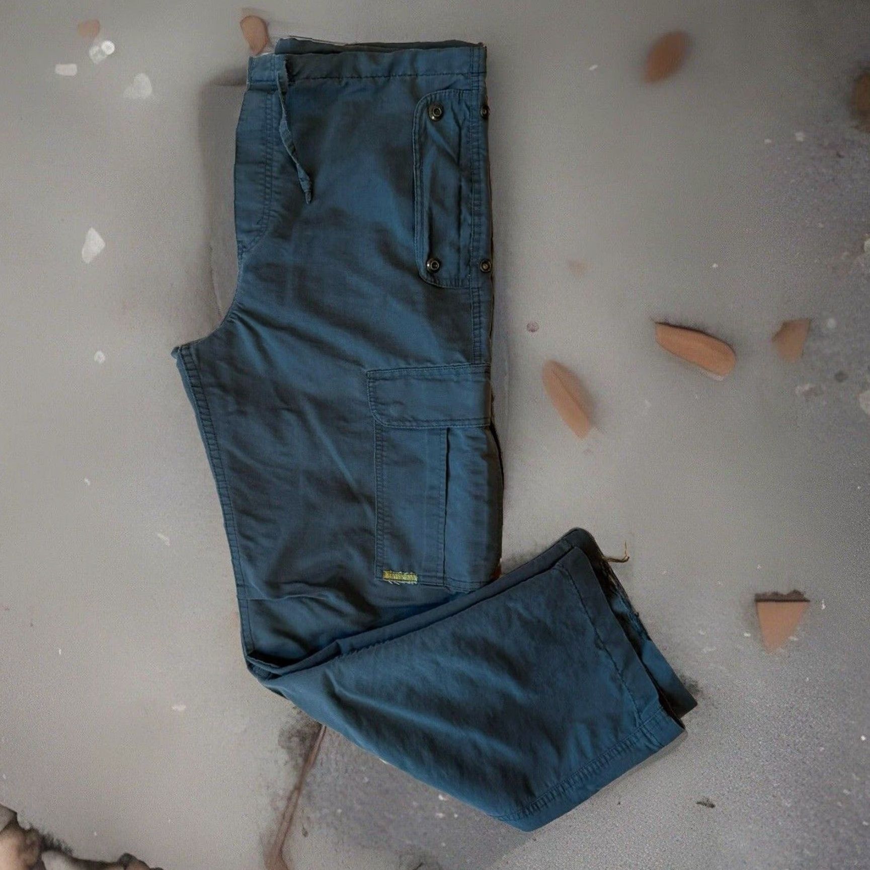 Levi's VINTAGE Levi's Silvertab Cargo Pants 37 Men Gray 90s Streetwear Baggy Levi's 315 Straight Pocket 5-Pocket Canvas Workwear Casual Size US 37 - 2 Thumbnail