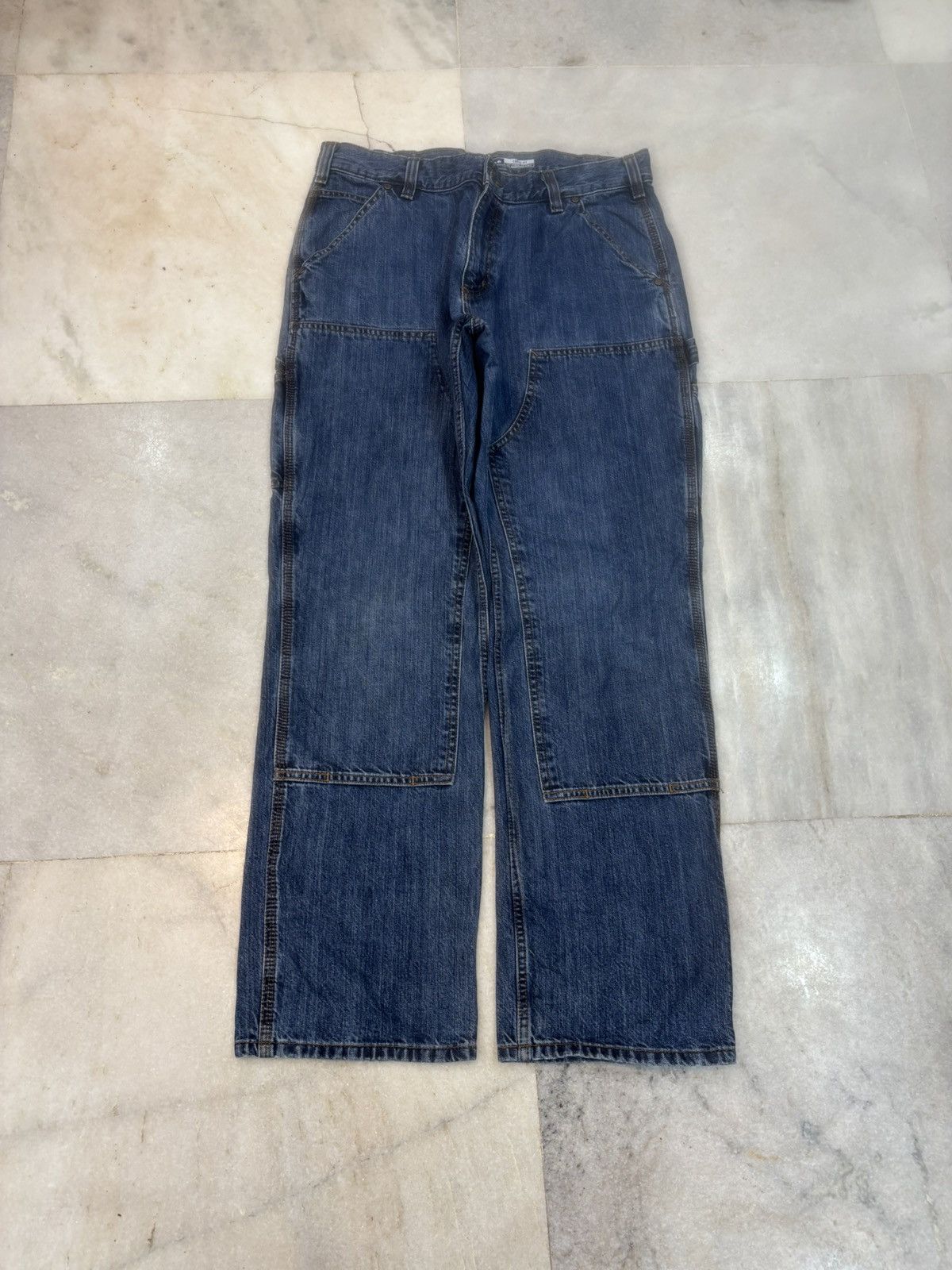 Carhartt Vintage carhartt loose fit denim double knee Size US 34 / EU 50 - 1 Thumbnail