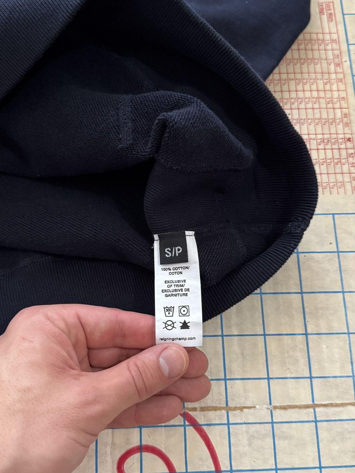 Reigning Champ Reigning Champ Midweight Pull Over Hoodie Small Dark Navy Size US S / EU 44-46 / 1 - 7 Thumbnail
