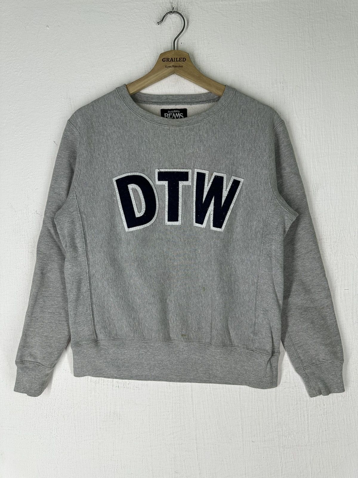 Beams Plus × Japanese Brand Vintage Beams DTW Sweatshirt Size US S / EU 44-46 / 1 - 1 Thumbnail