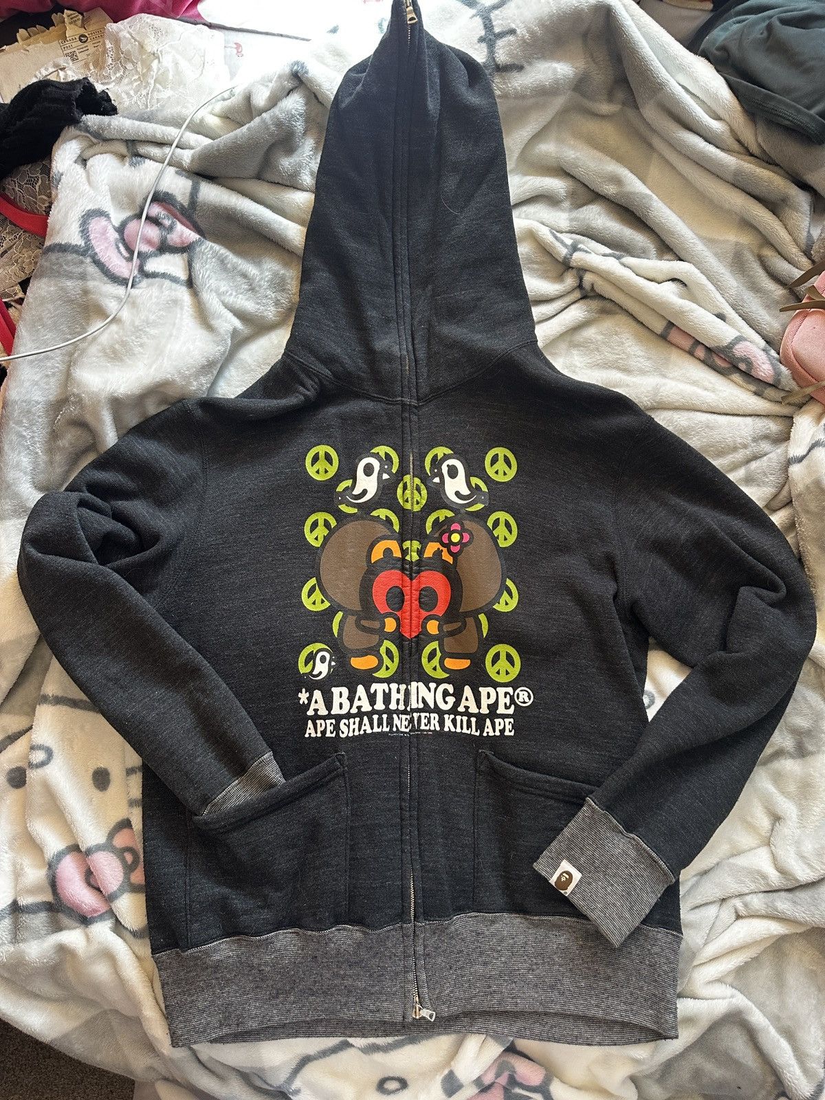 Bape x Baby Milo Full Zip Hoodie (classics collection)