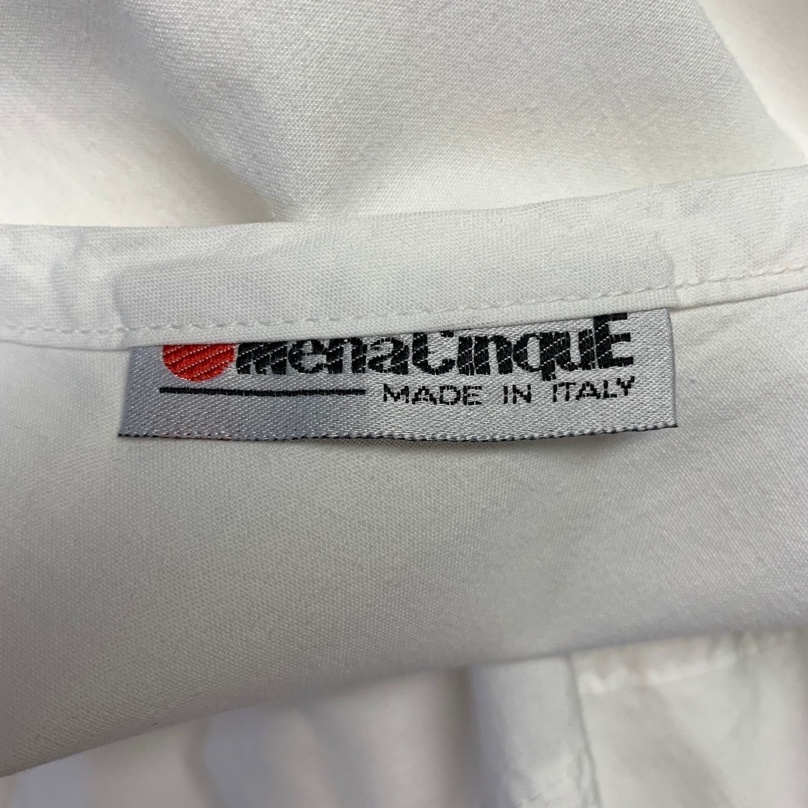 CINQUE ME'NA CINQUE Size M White Cotton Sleeveless Midi Dress Size M / US 6-8 / IT 42-44 - 4 Thumbnail