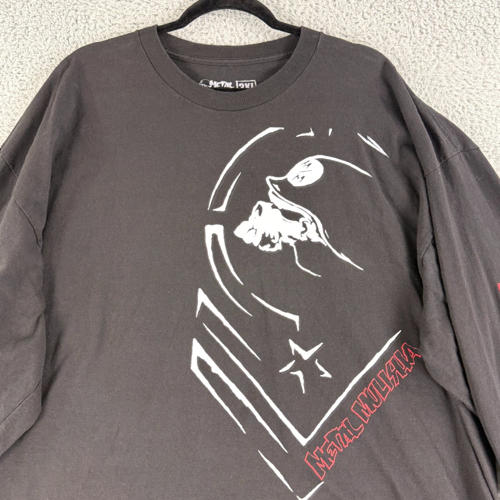 Metal Mulisha VINTAGE Metal Mulisha T-Shirt Mens 3XL Black Long Sleeve Crew Neck Cotton Size US XXL / EU 58 / 5 - 2 Thumbnail