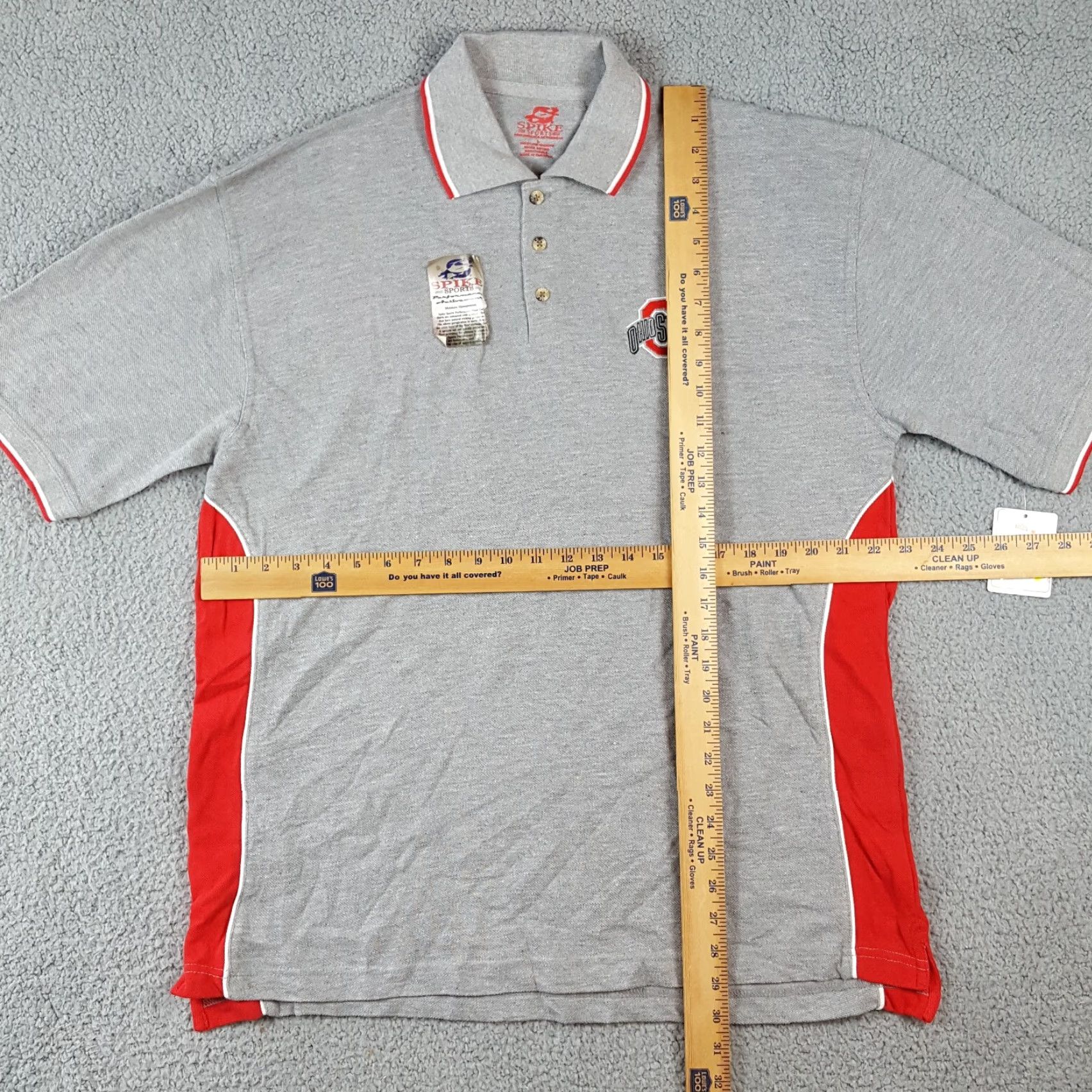 Vintage Ohio State Buckeyes College Football Size L Preppy Polo Golf Shirt Sports OSU Size US L / EU 52-54 / 3 - 6 Thumbnail