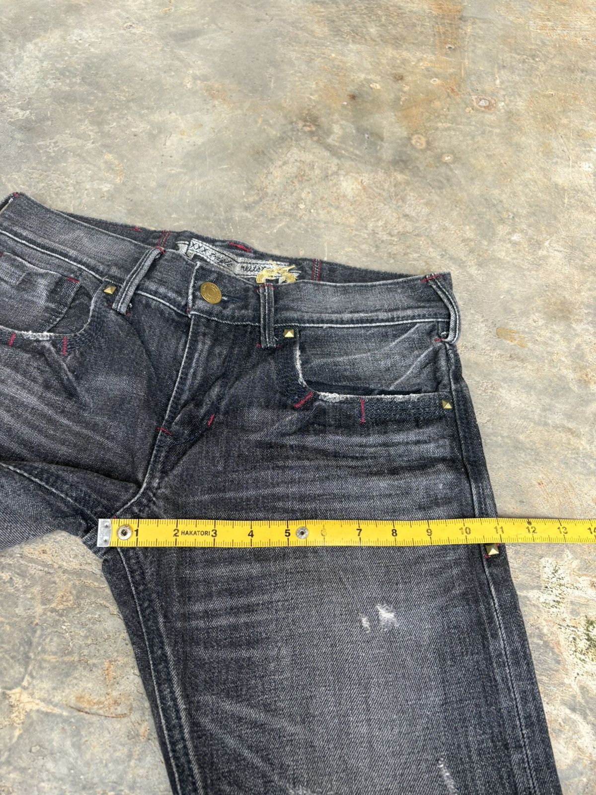 Hysteric Glamour Distreessed Denim Liberto xxx Ifsixwasnine Style Jeans Size US 31 - 13 Thumbnail