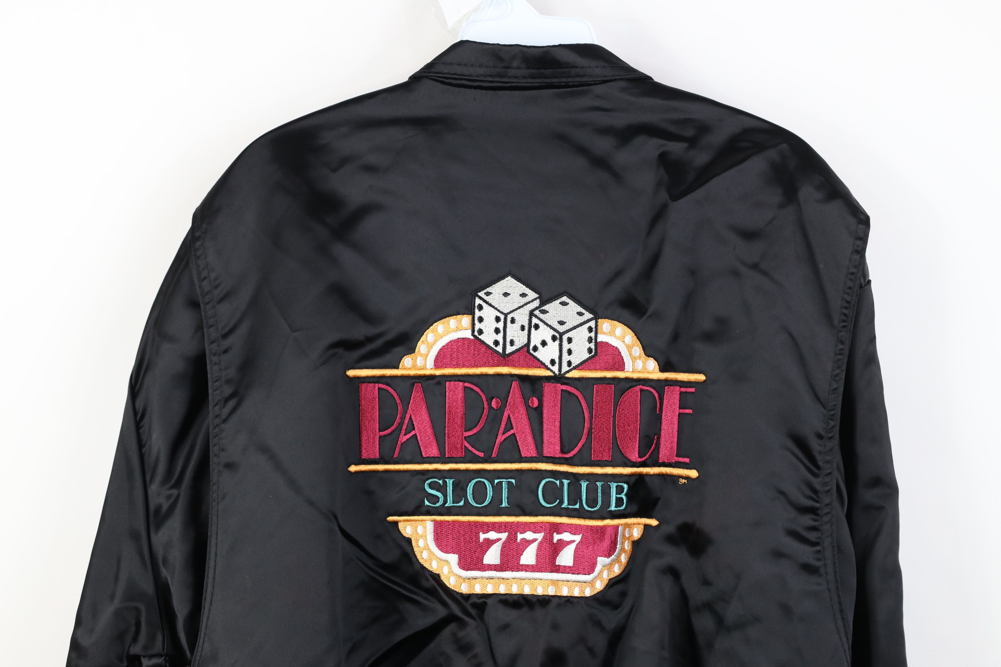 Vintage Vintage 90s Streetwear Club Casino Satin Bomber Jacket USA Size US M / EU 48-50 / 2 - 14 Thumbnail