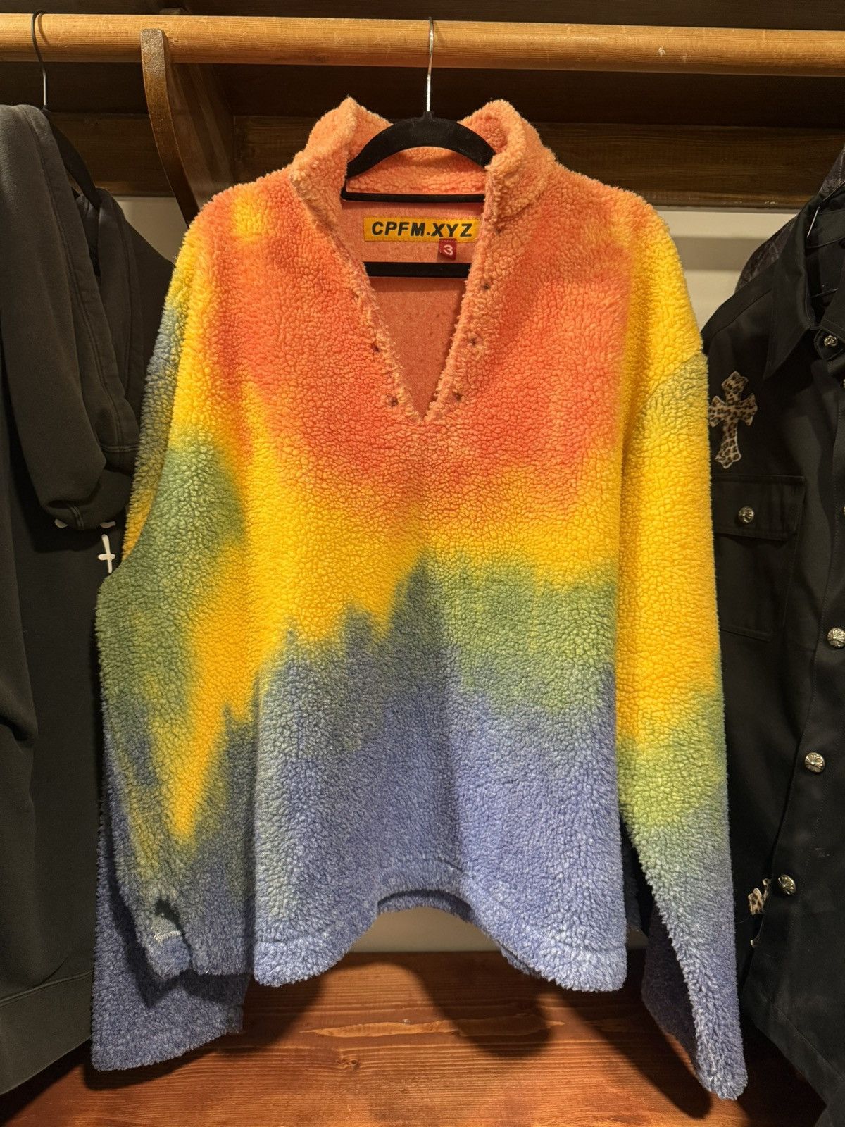 Cactus Plant Flea Market CPFM Rave Cowboy Fleece Pullover Size US L / EU 52-54 / 3 - 2 Thumbnail