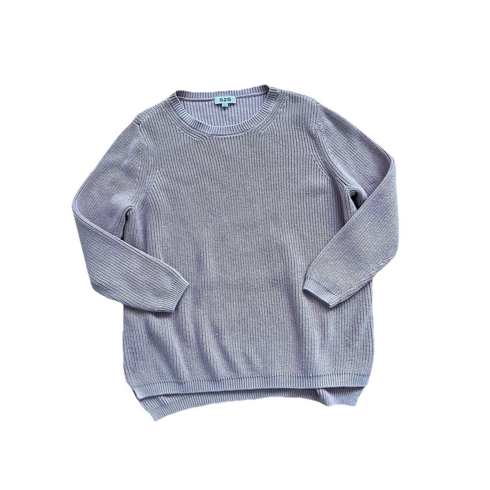 Anonymous Ism Womens 525 Sweater Crew Neck Size Large 100% Cotton A001462 Size L / US 10 / IT 46 - 3 Thumbnail