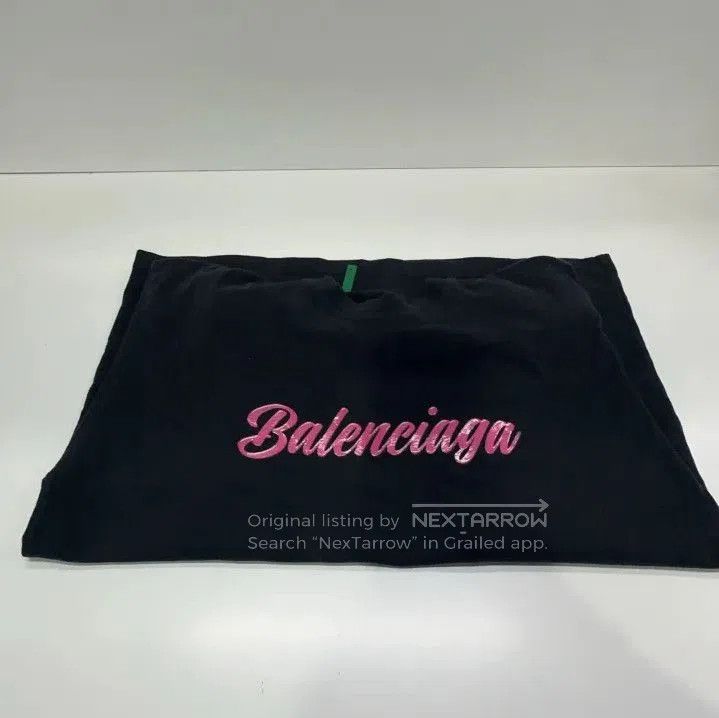 Balenciaga Balenciaga Logo Print Black Short Sleeve T. Size US S / EU 44-46 / 1 - 5 Thumbnail