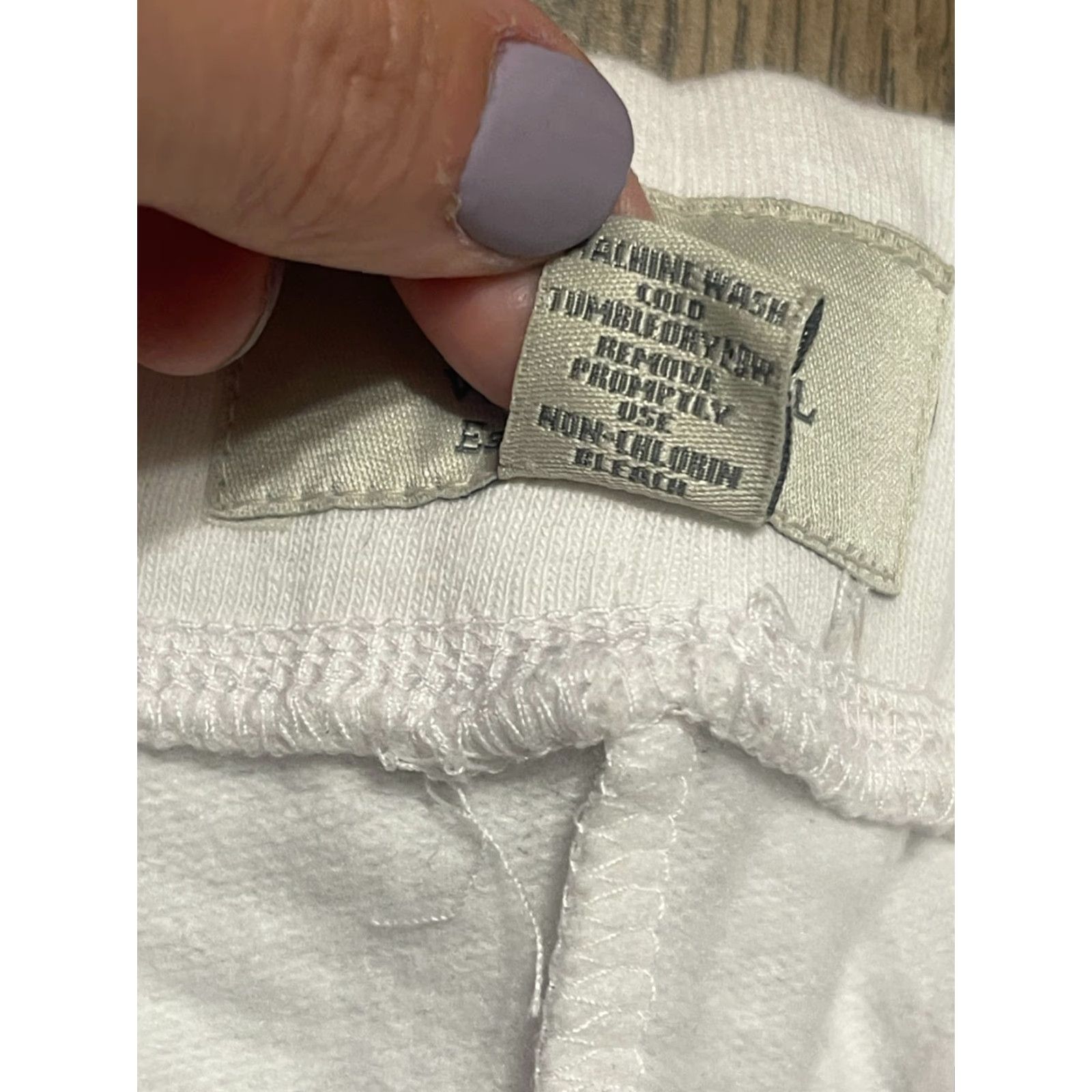 Vintage VINTAGE Girl Pants Womens Large Black White Capris Tie Waist Las Vegas Shirt Size 36" / US 14 / IT 50 - 5 Thumbnail