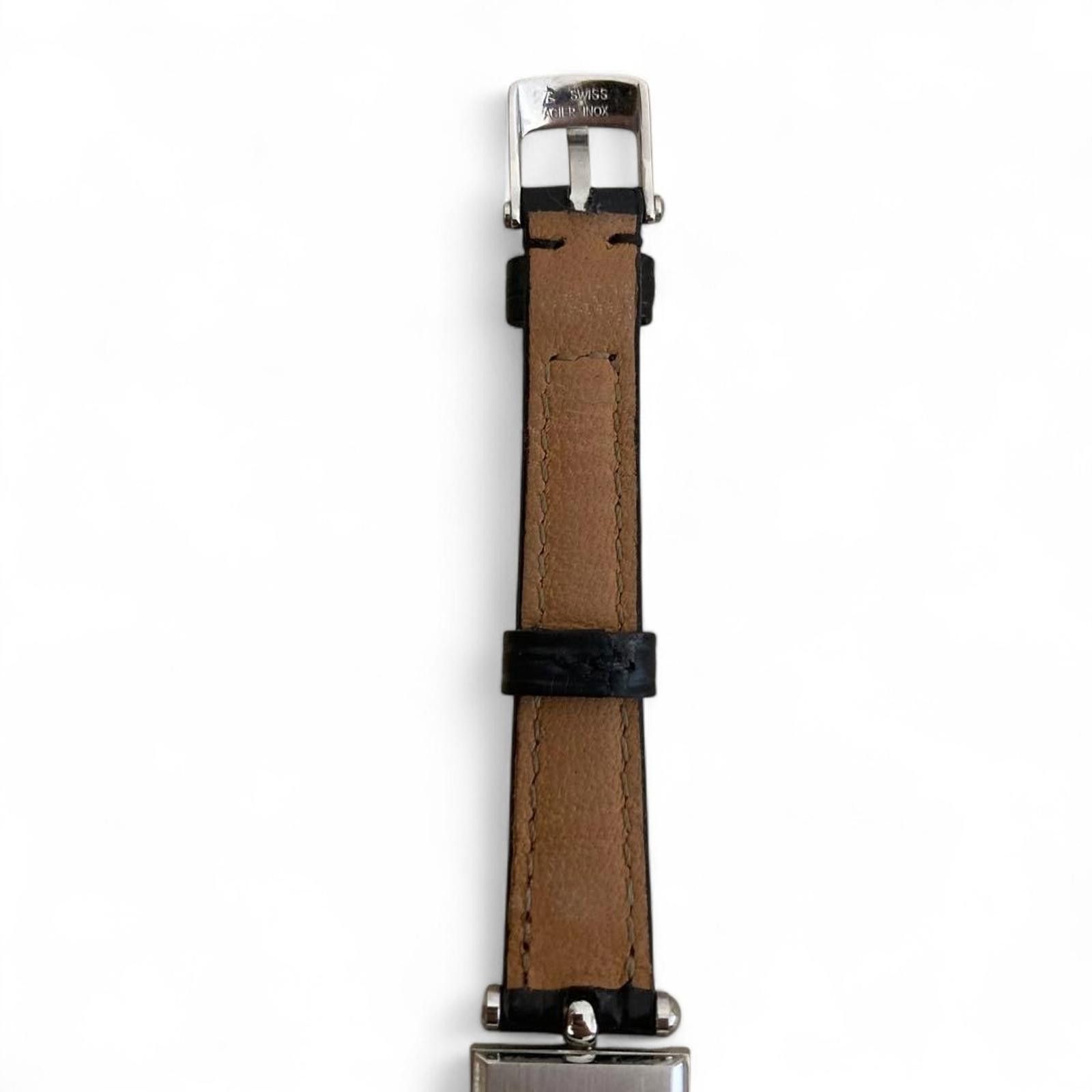 Van Cleef & Arpels Van Cleef & Arpels - Classic Square Dial Wristwatch Croco Size ONE SIZE - 7 Thumbnail