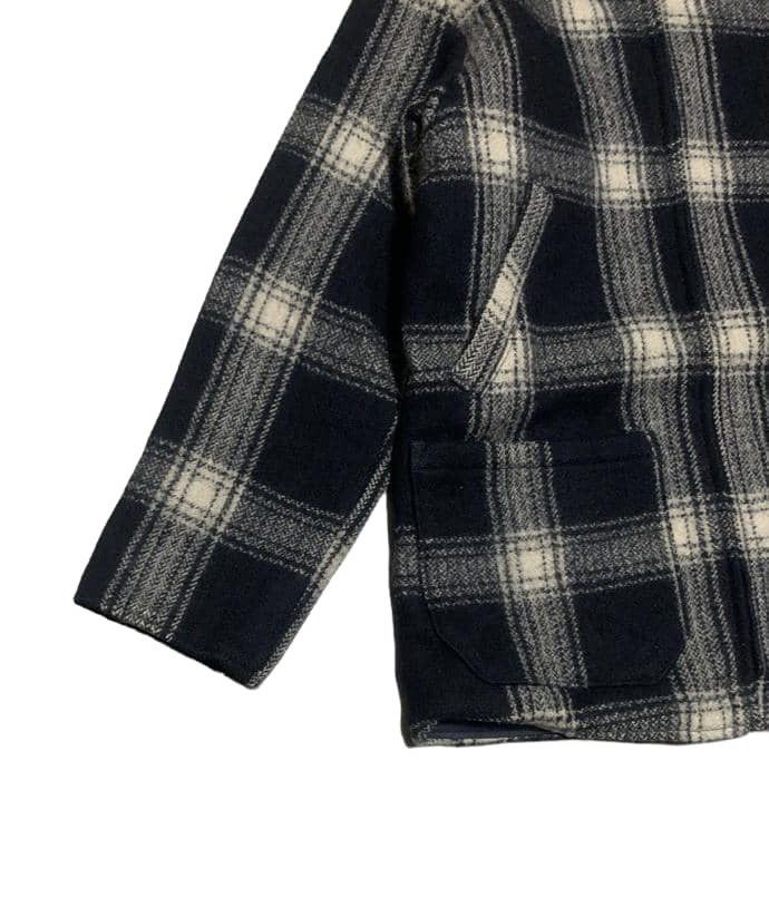 45rpm Vintage 45rpm Plaid Wool Jacket Hoodie Size US S / EU 44-46 / 1 - 3 Thumbnail