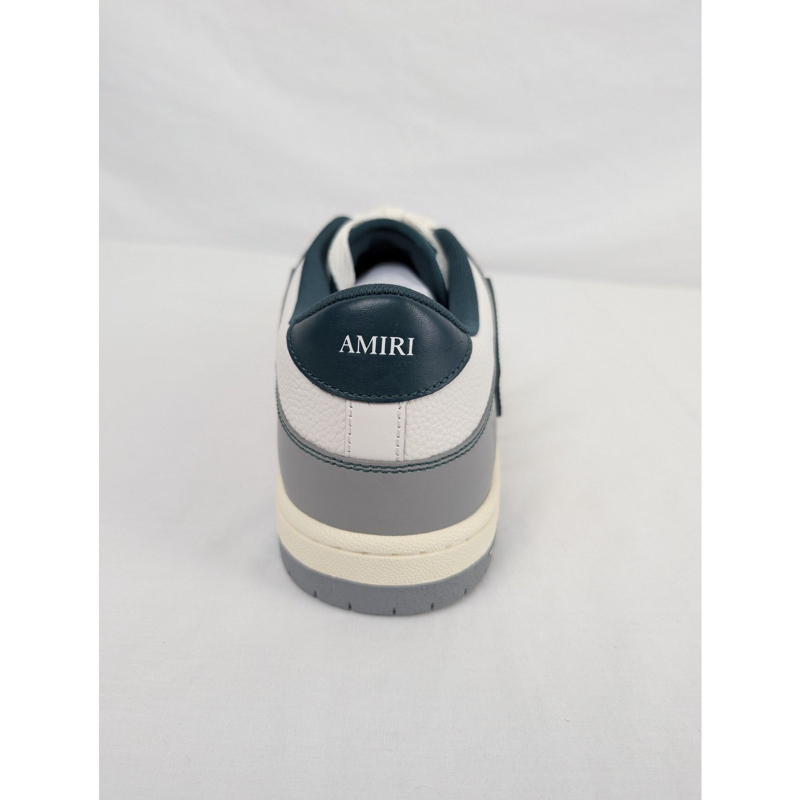 Amiri o1rshd1 Varsity Skel Skeleton Top Low Sneakers in Evergreen Size US 13 / EU 46 - 13 Thumbnail