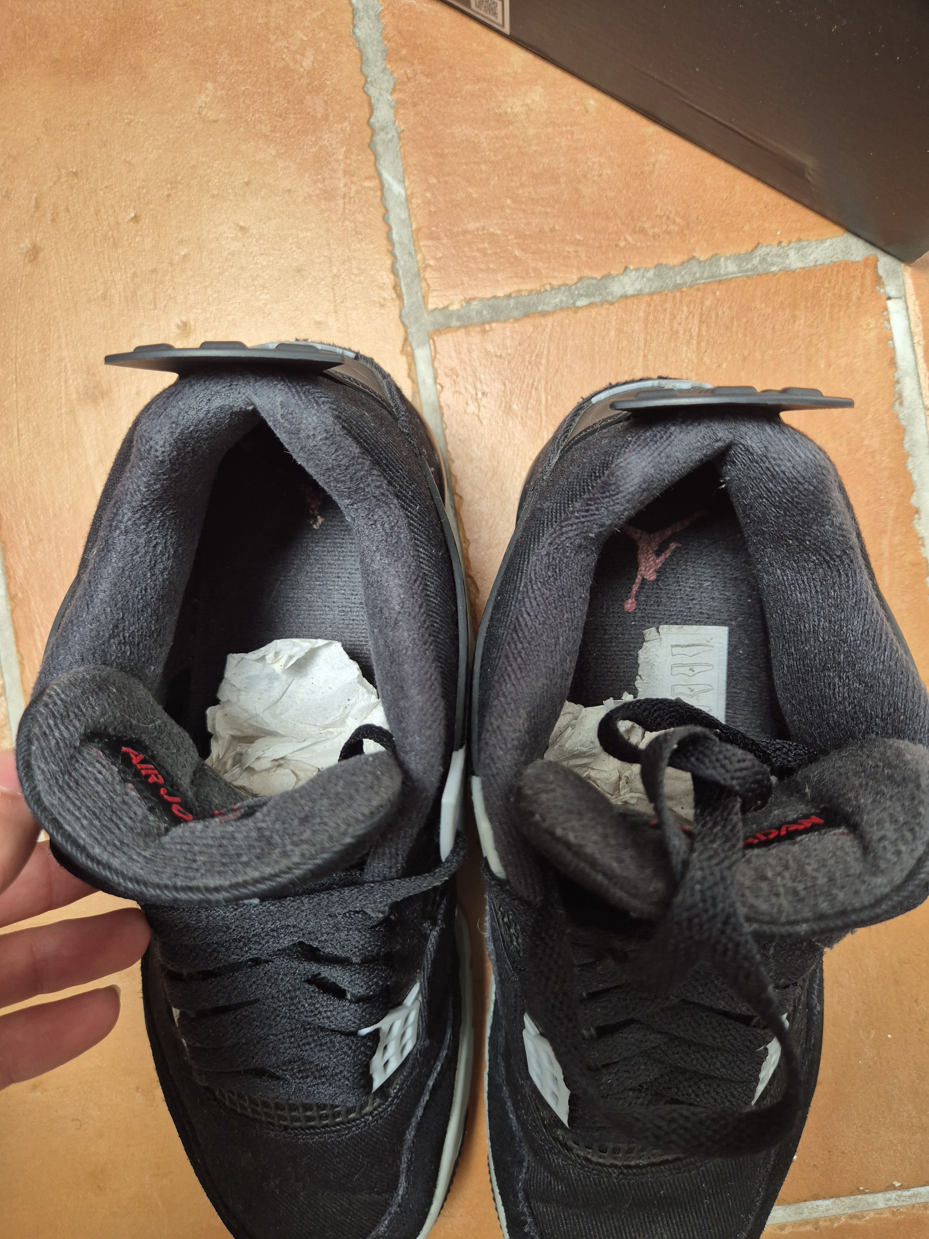 Jordan Brand Jordan 4 black canvas Size US 10 / EU 43 - 10 Thumbnail