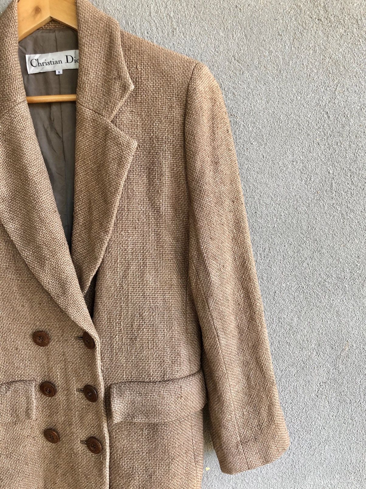 Christian Dior Monsieur Vintage Christian Dior crochet double breast coat jacket Size M / US 6-8 / IT 42-44 - 5 Thumbnail