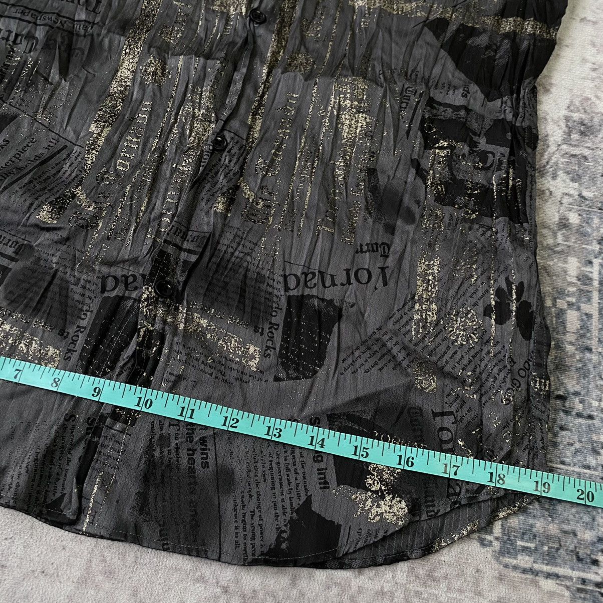 If Six Was Nine × Le Grande Bleu (L.G.B.) × Tornado Mart Tornado Mart Affliction Wrinkled Shirt Size US M / EU 48-50 / 2 - 11 Thumbnail