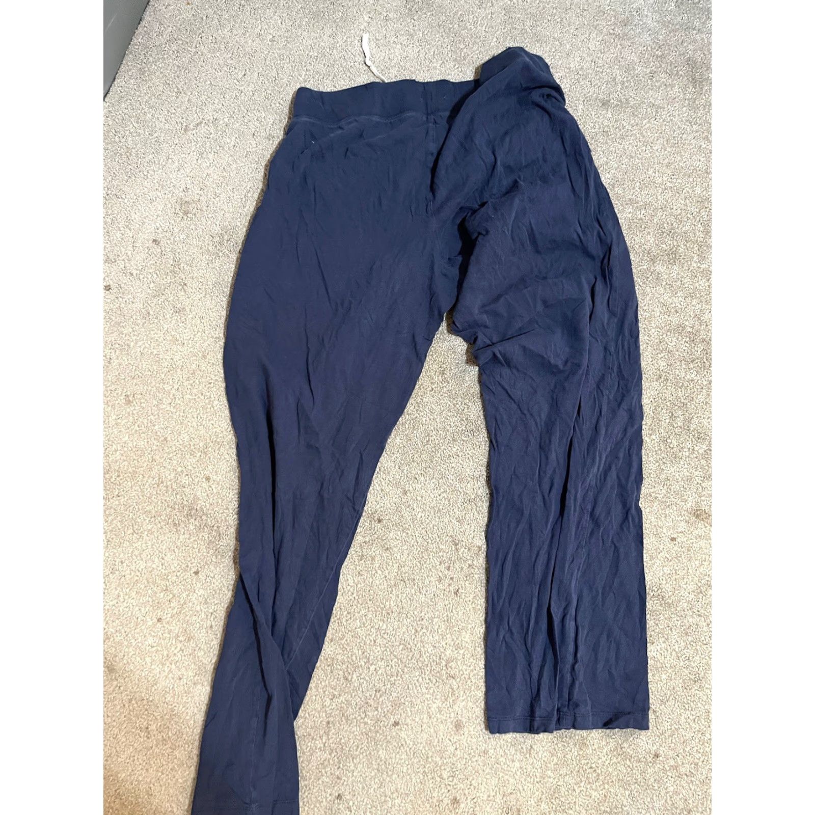 J.Crew J.Crew Pajama Pants Womens Small Navy Blue Jersey Cotton Lounge Sleepwear Size S / US 4 / IT 40 - 3 Thumbnail