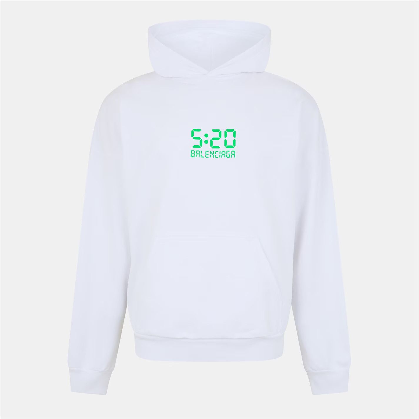 Balenciaga o1g2r1mq0226 Pull Over Hoodie In White Size US XS / EU 42 / 0 - 1 Thumbnail