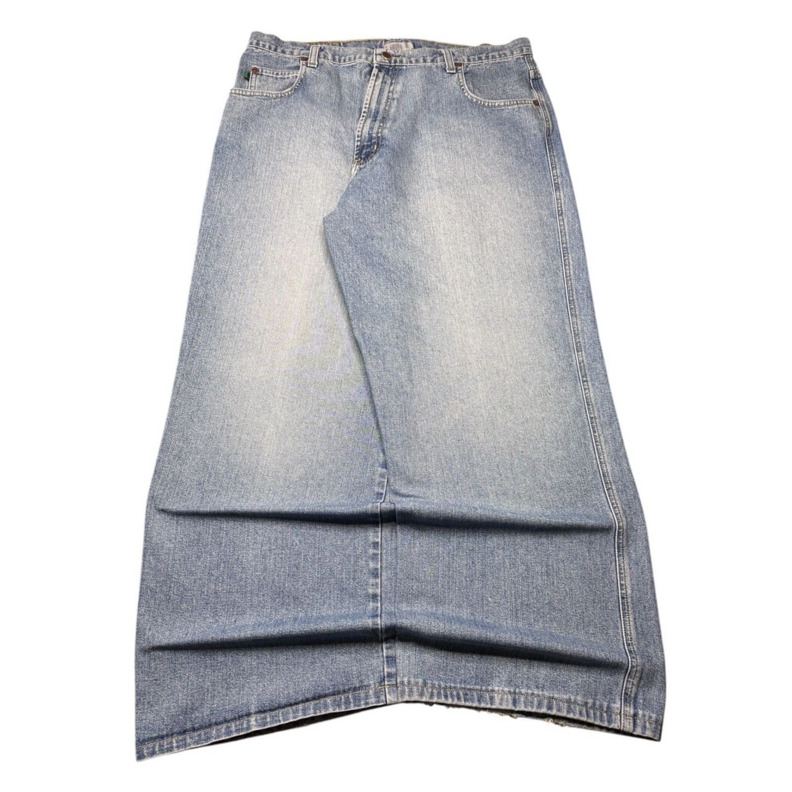 Todd Oldham Y2k BAGGY Fit Jeans Mens Todd Oldham 35x28 Wide Leg Type Size US 35 - 2 Thumbnail