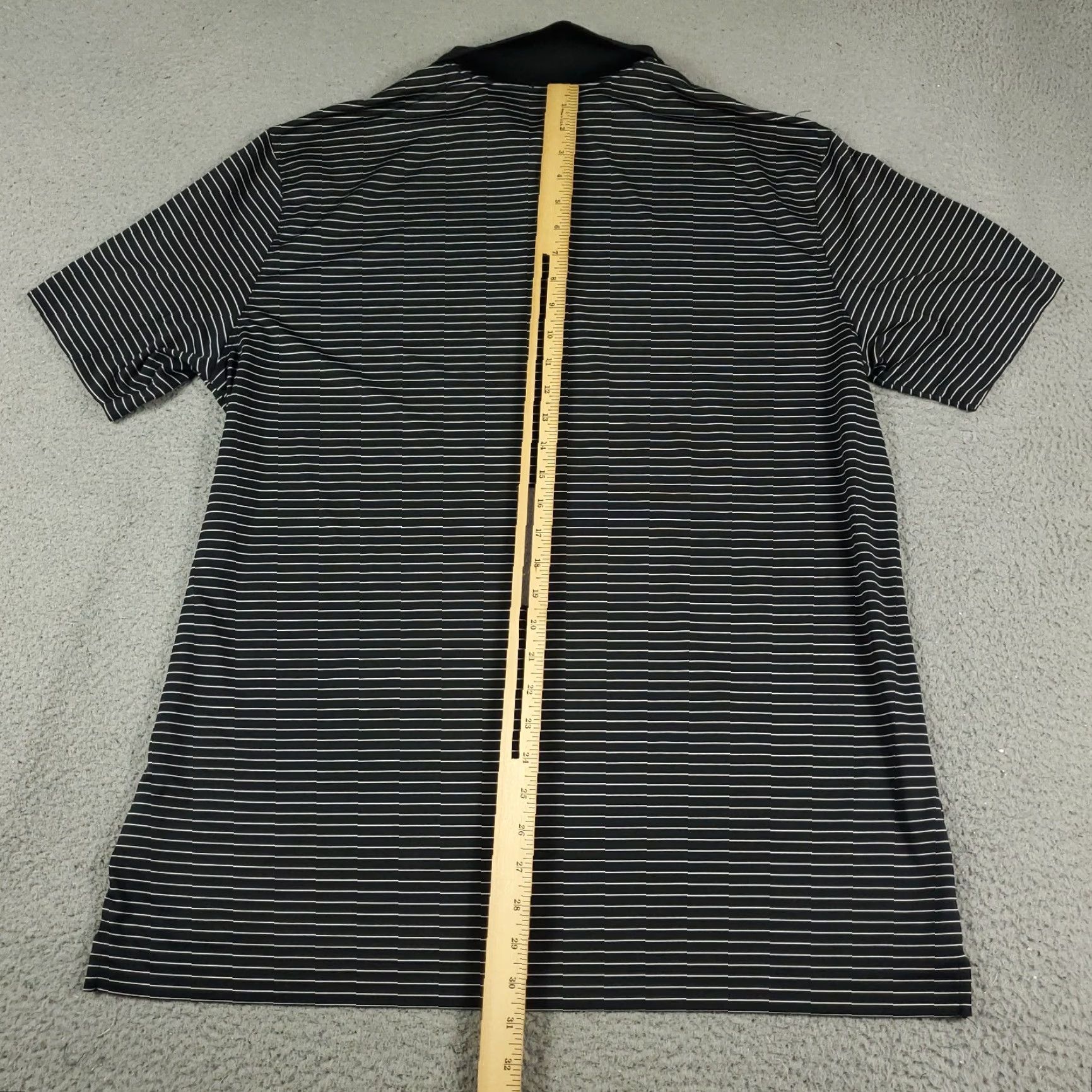 Nike Nike Polo Shirt Mens XL Black Striped Dri Fit Golf Casual Short Sleeve Size US XL / EU 56 / 4 - 4 Thumbnail