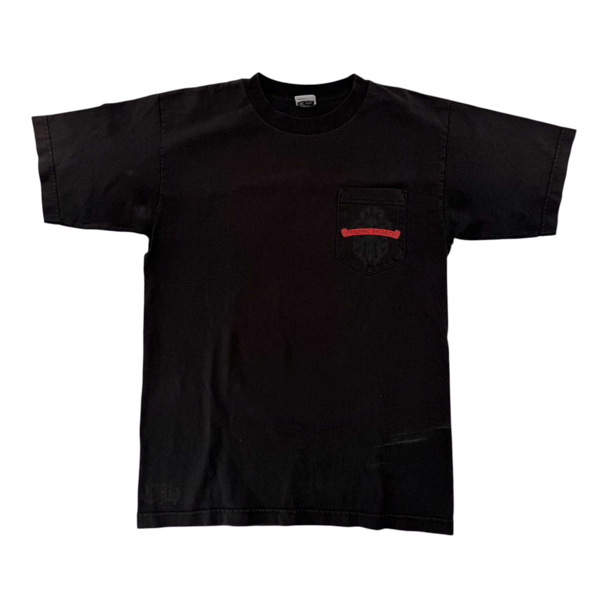 Chrome Hearts RARE Vintage 90s Chrome Hearts Anvil Tag Pocket Tee