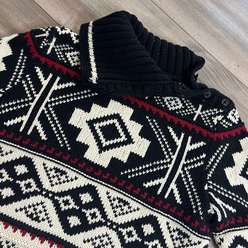 Polo Ralph Lauren Polo Ralph Lauren Y2K Fair Isle Turtleneck Pullover Sweater Size S / US 4 / IT 40 - 2 Thumbnail