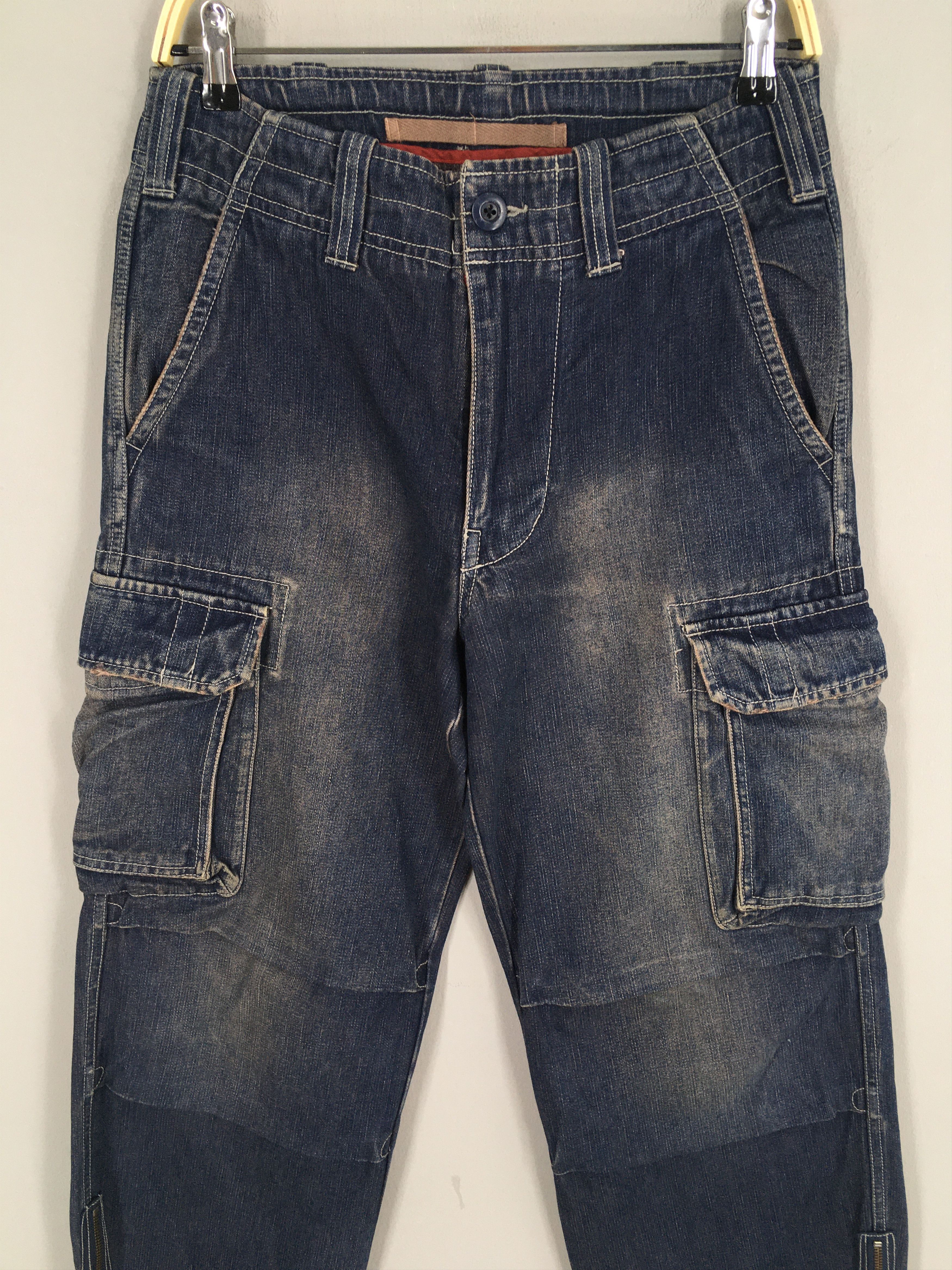 Hobo Size 29x30 Japanese 291295 Homme Cargo Carpenter Pants S674 Size US 29 - 2 Thumbnail