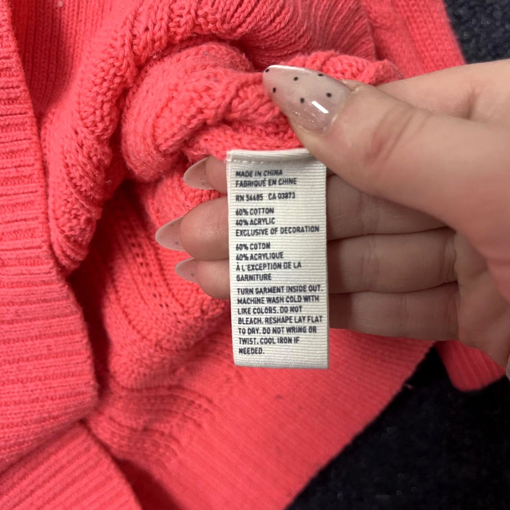 American Eagle Outfitters VINTAGE American Eagle Outfitters Sweater Womens XS Pink Cable Knit Scoop Neck Pullover Size XS / US 0-2 / IT 36-38 - 3 Thumbnail