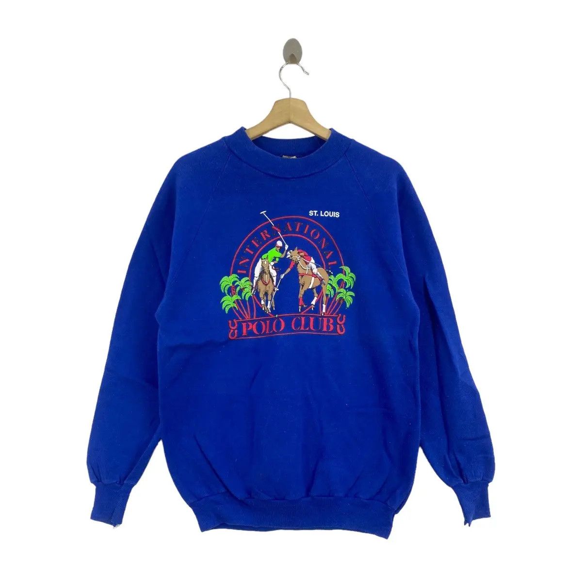 Vintage Vintage 80’ SOUTH TEXAS TEES Polo Club St Louis Sweatshirt Size US L / EU 52-54 / 3 - 1 Thumbnail