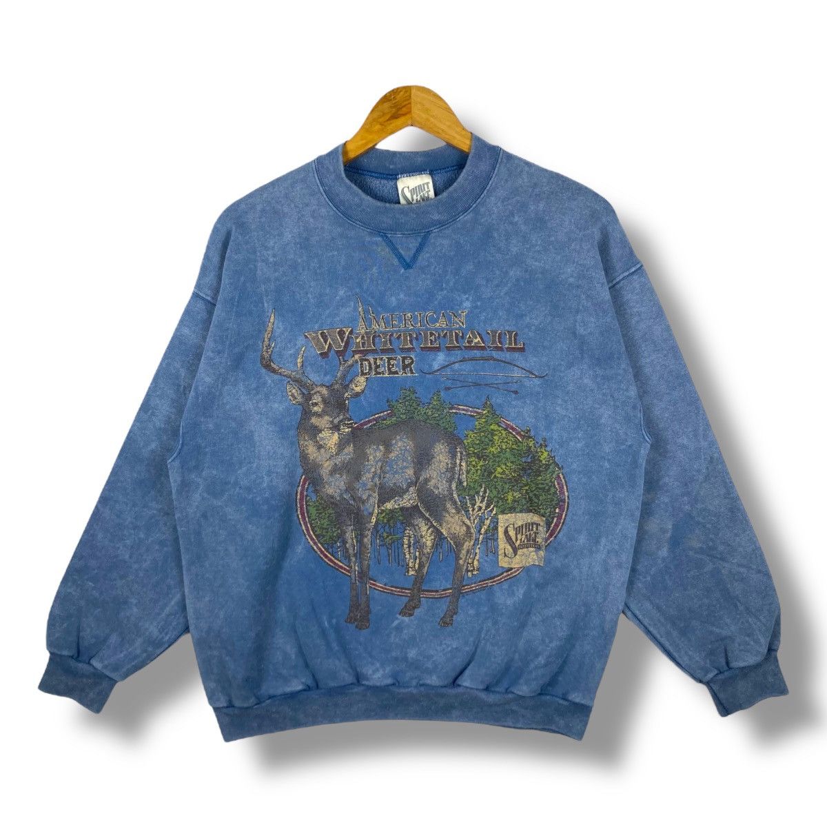 Habitat × Vintage Vintage 90's AMERICAN WHITETAIL DEER Graphic Crewneck Size US M / EU 48-50 / 2 - 1 Thumbnail
